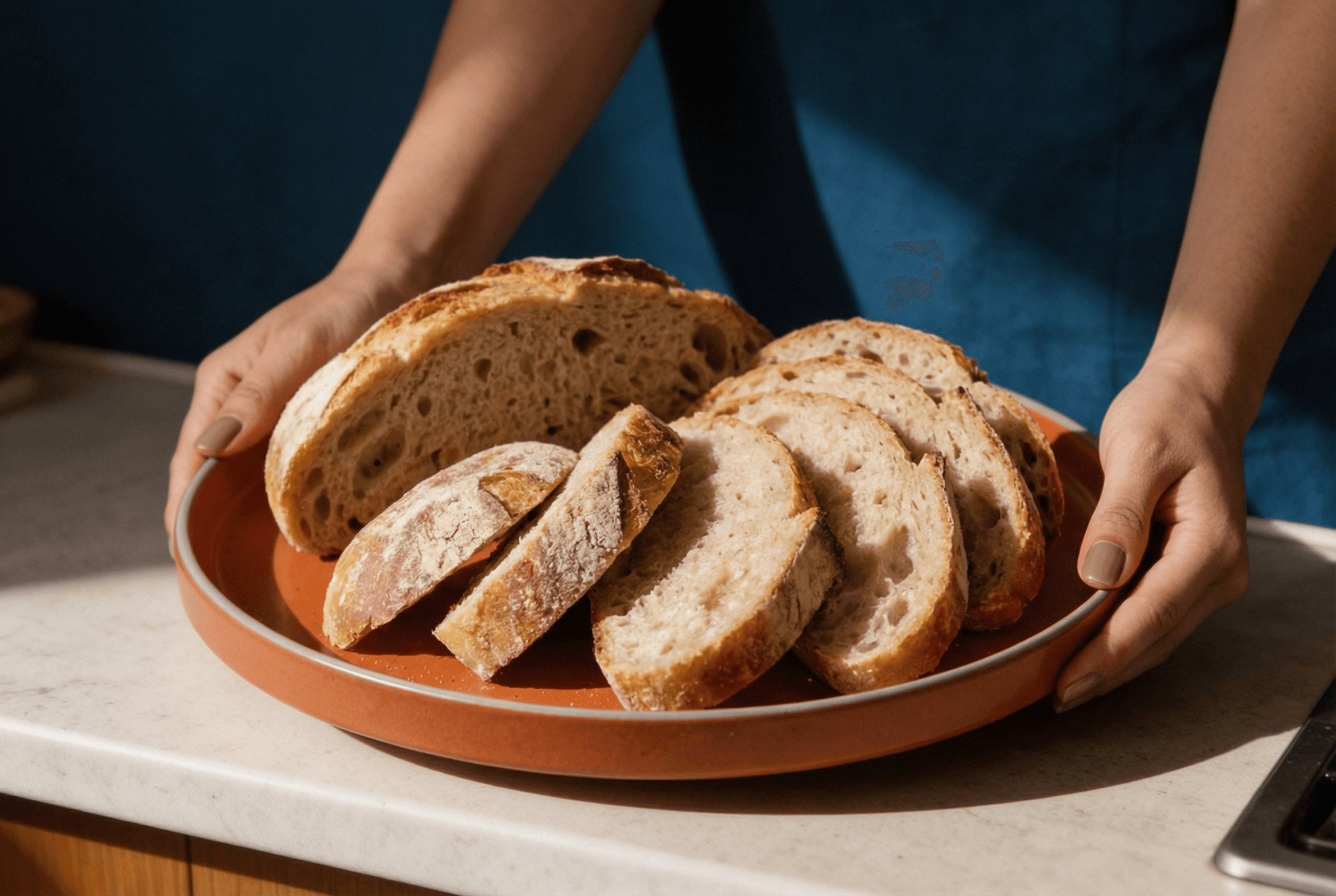 Close up of a premium bread loaf